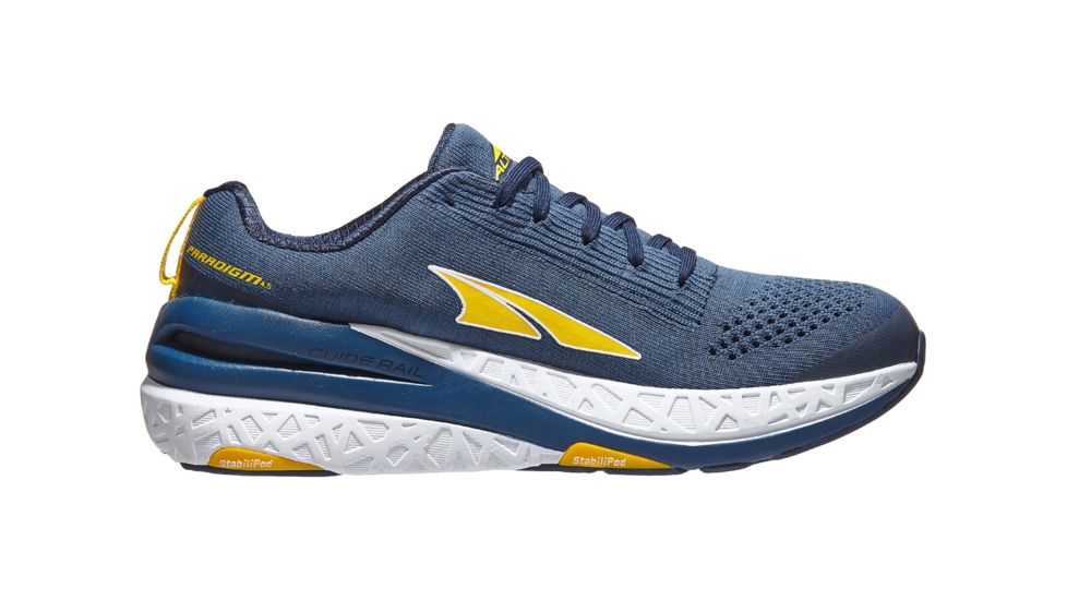 Altra Arrows Paradigm 4.5 Road Running Shoes - Mens, Blue/Yellow, Medium, 8.5, ALM1948G47008500M1