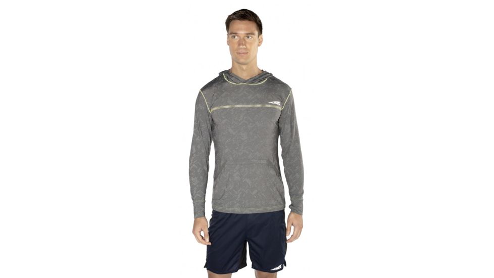 Altra Arrows Performance Hoody - Men's-Grey-Large