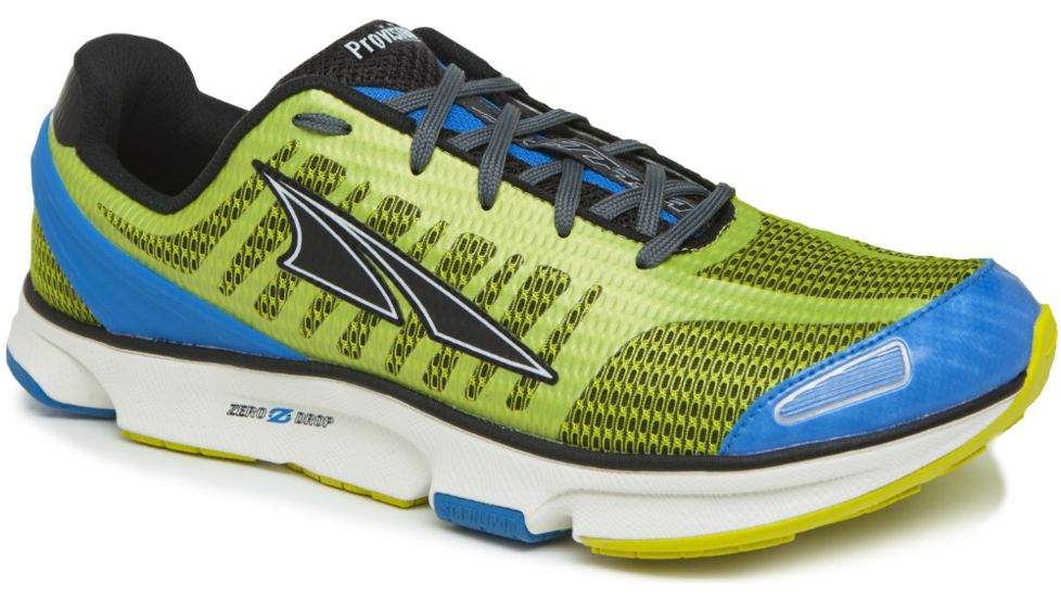 Provision 2.0 Road Running Shoe - Mens-Lime/Blue-Medium-10