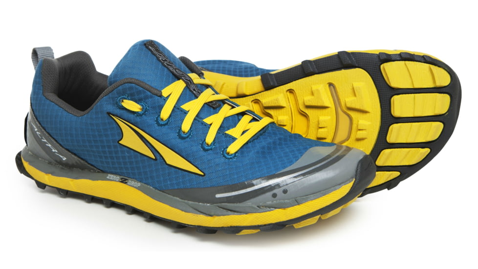 Altra Arrows Superior 2.0 Trail Running Shoe - Men's-Blue/Yellow-Medium-11 US