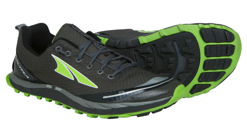 Altra Arrows Superior 2.0 Trail Running Shoe - Men's-Gray/Green-Medium-10.5 US