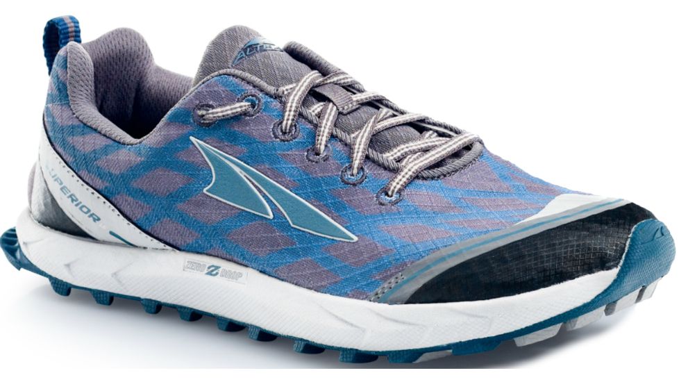 Altra Arrows Superior 2.0 Trail Running Shoe - Women's-Pewter/Atlantic-Medium-6.5