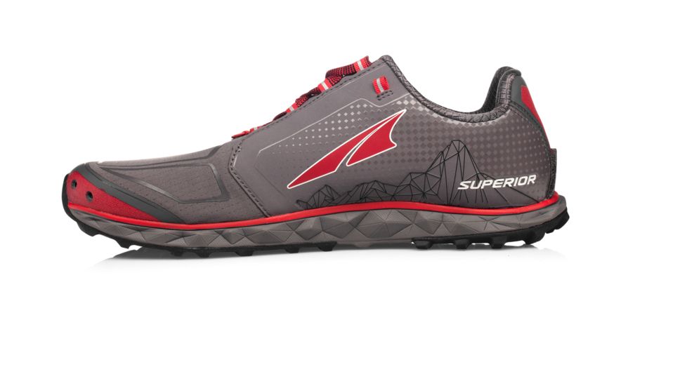Altra Arrows Superior 4 Trailrunning Shoe - Mens, Gray/Red, 12.5, AFM1953G-2-125