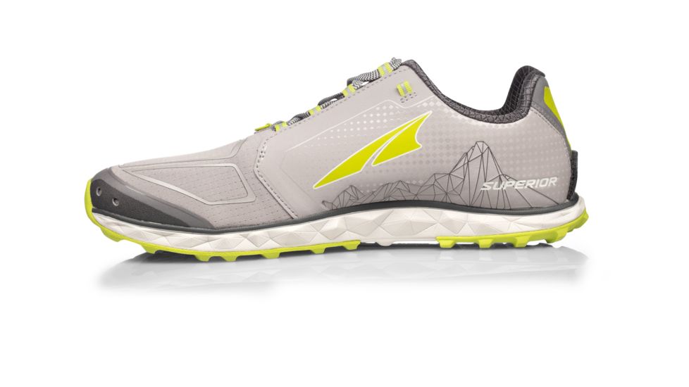 Altra Arrows Superior 4 Trailrunning Shoes - Mens, Gray/Lime, Medium, 9.5, ALM1953G23209500M1
