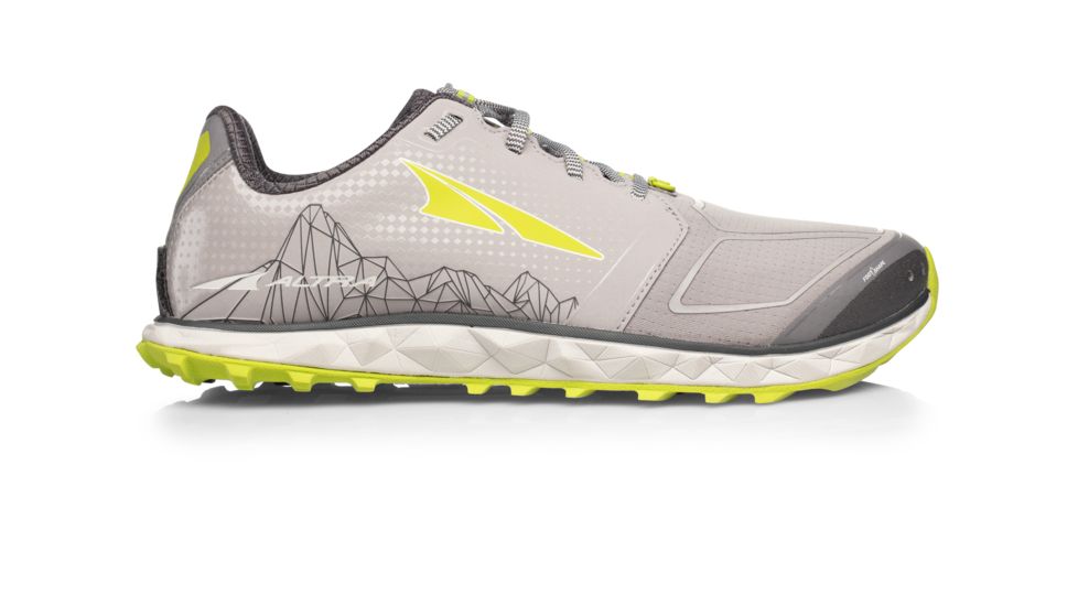 Altra Arrows Superior 4 Trailrunning Shoes - Mens, Gray/Lime, Medium, 9.5, ALM1953G23209500M1