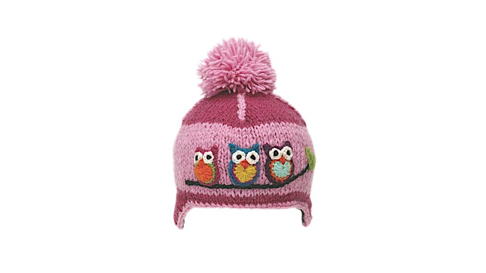 Ambler Hoot Beanie - Kids, Raspberry, Small, F18-0008-A/RAS-S/P1