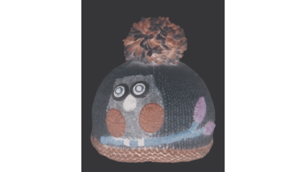 Ambler Owl Beanie - Girls-White-S/M
