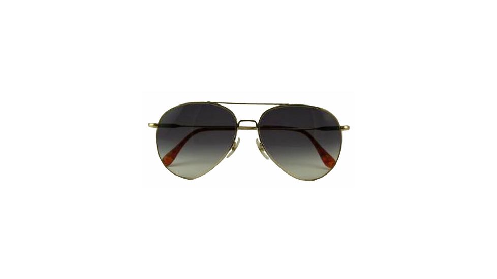 AO General LE Sunglasses w/ Silver Frame and Polycarbonate Gradient Grey Lens SGRGRY-WS145-14-58-52