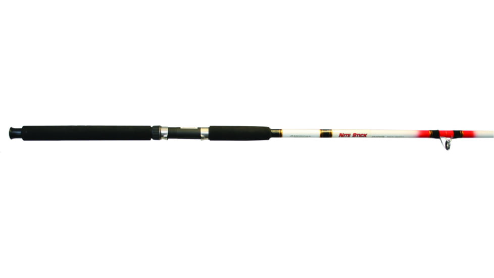 American Spirit Ong Classic Cast Rod, 2 Piece, Heavy 20lb - 40lb, 10 Guides + Tip, White/Red, 11, ONG-1111AW