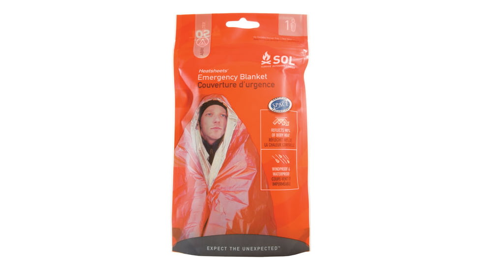 Amk Sol Emergency Blanket 2.9 Oz, 60''x84'' Made In Usa