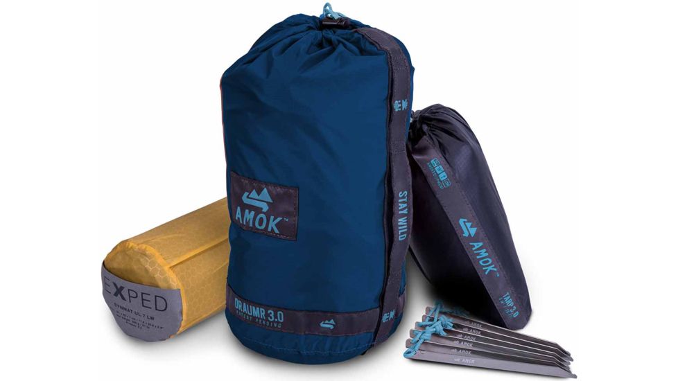 Amok Draumr 3.0 Complete Hammock System -Blue