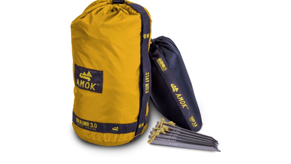 Amok Draumr 3.0 Complete Hammock System -Golden Yellow