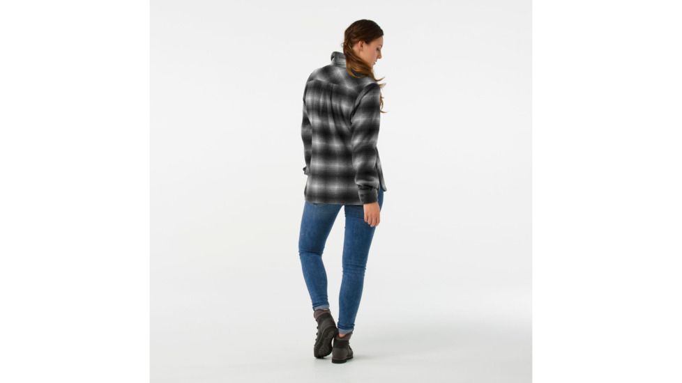 Smartwool Anchor Line Shirt Jacket-Women's, Medium Gray, Extra Small, SW000346052-XS