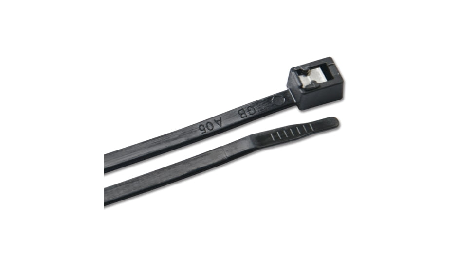 Ancor 11" UV Black Self Cutting Cable Zip Ties - 500-Pack 60019