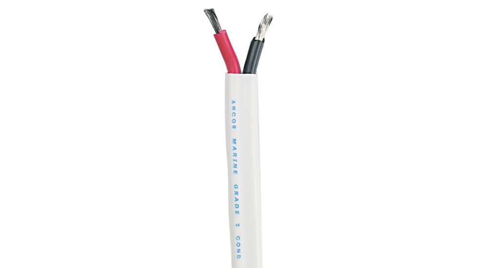 Ancor Standard Duplex Cable - Flat 16/2 AWG - 2 x 1mm² Red/Black - 100' 60542