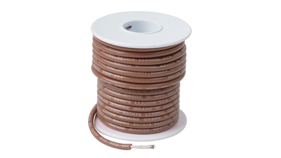 Ancor Tan 12 AWG Tinned Copper Wire - 100' 68273