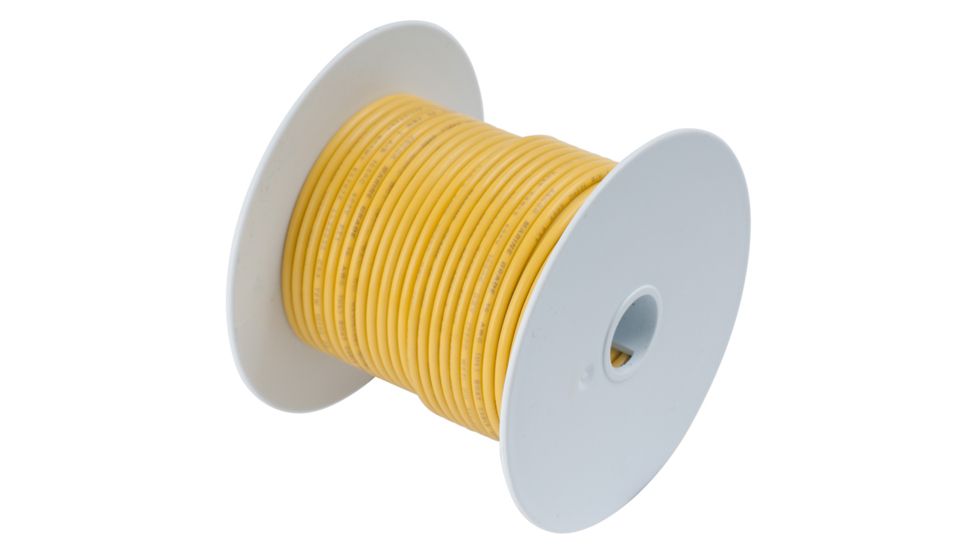 Ancor Yellow 18 AWG Tinned Copper Wire - 100' 60341
