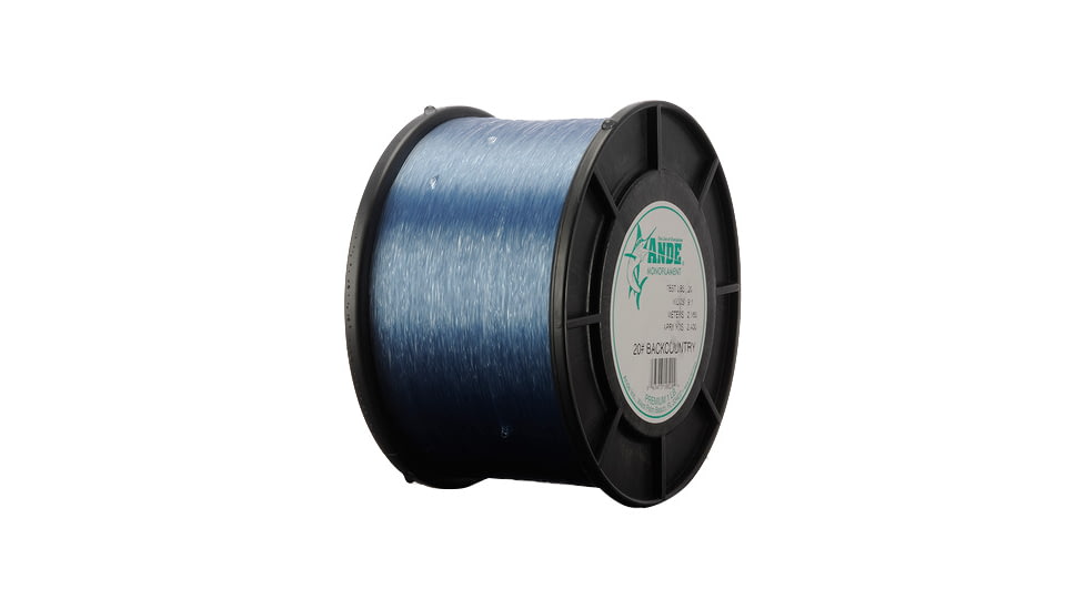 Ande Line Back Country Mono Line 2lb Spool 60lb 1600yd Blue, A2-60BC