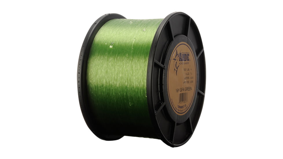 Ande Line Tournament Mono Line 1lb Spool IGFA 50lb 1000yd Green, AT1-50G