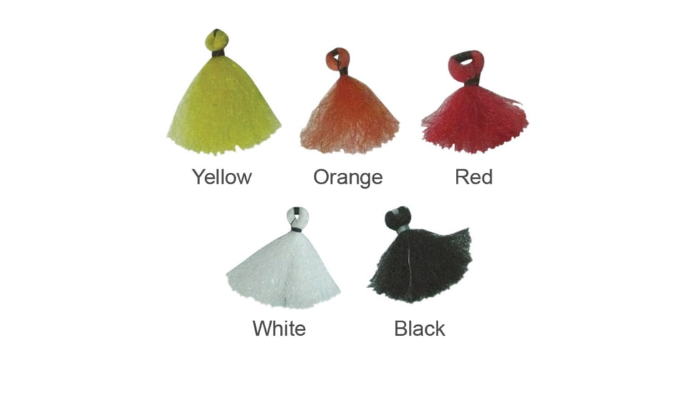 Angler's Accessories Mini Yarn Strike Indicator Orange