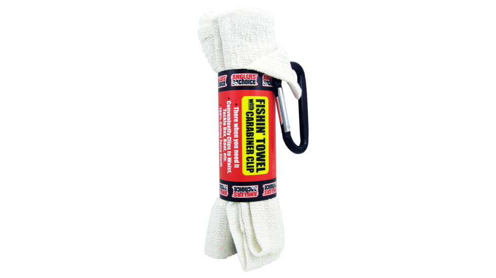 Angler's Choice Deluxe Towel with Grommet &amp; Carabiner