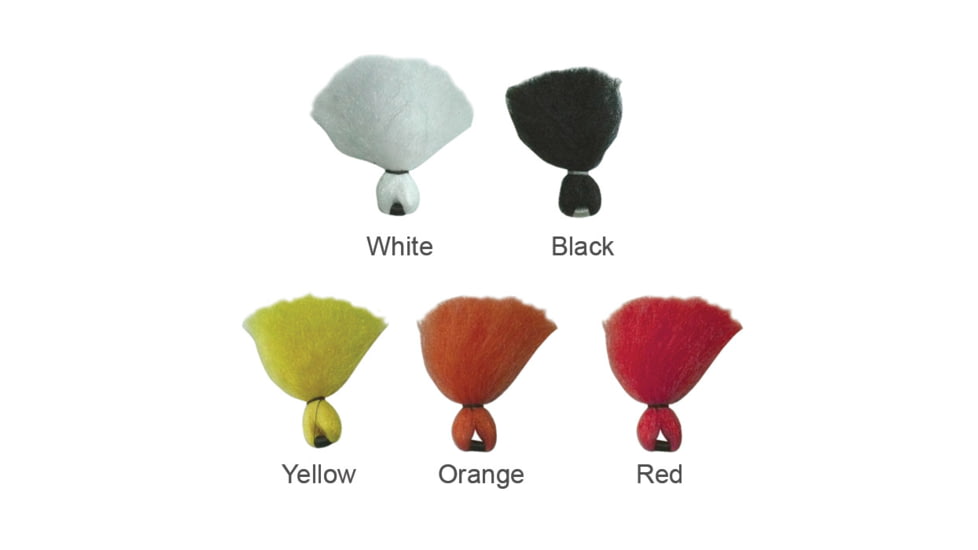 Anglers Accessories Poly Vee Yarn Strike Indicator Black