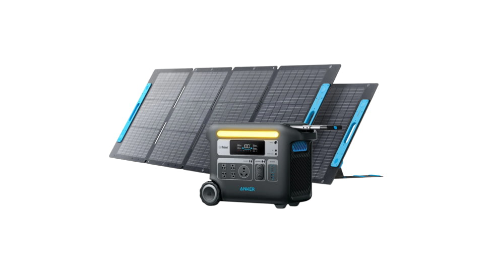 Anker 767 Solar Generator w/ 2x200W Solar Panels, 2048Wh PowerHouse, B1780111