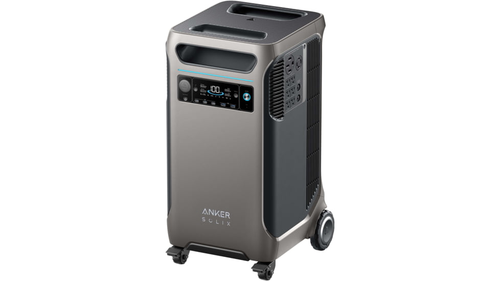 Anker SOLIX F3800 Portable Power Station, 3840wh/6000W, Black, 70.2x38.8x39.5, A1790
