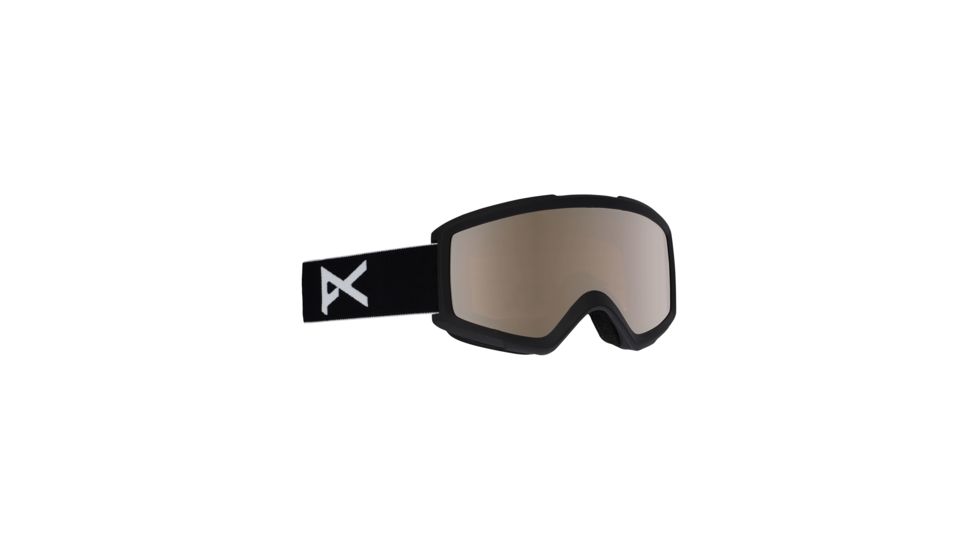 Anon Helix 2.0 Goggle with Spare - Mens, Frame- Black, Lens- Silver Amber, 185311-008