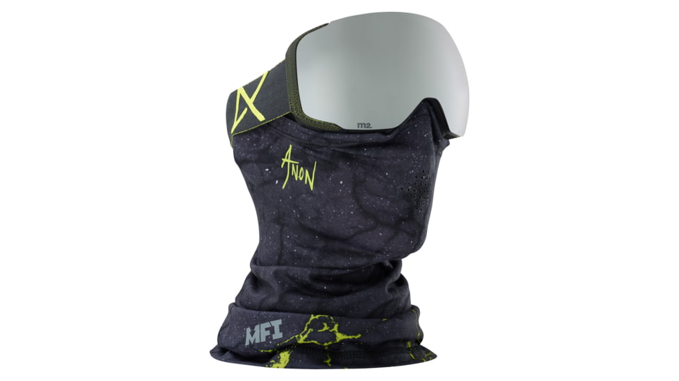 Anon M2 MFI Goggle - Mens, Frame-Cracked Black, Lens-Sonar Silver, 191721-056
