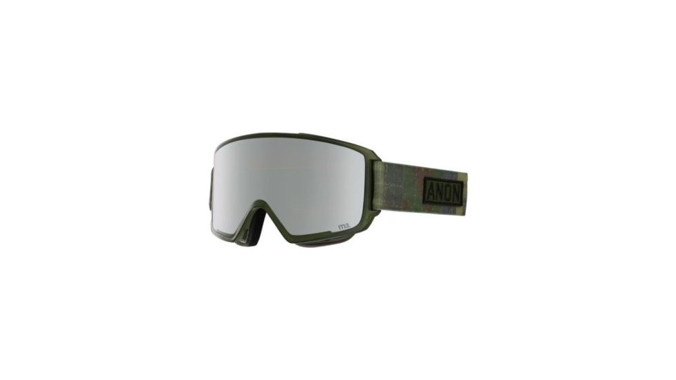Anon M3 Goggle, Spare Lens and Mfi Face Mask w/ Sonar Silver, Shashiko, 19174101357