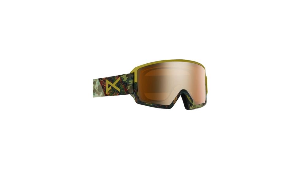 Anon M3 Men's Goggle w/ Spare Lens, Sonar Bronze Lens, Camo, 18565102970NA