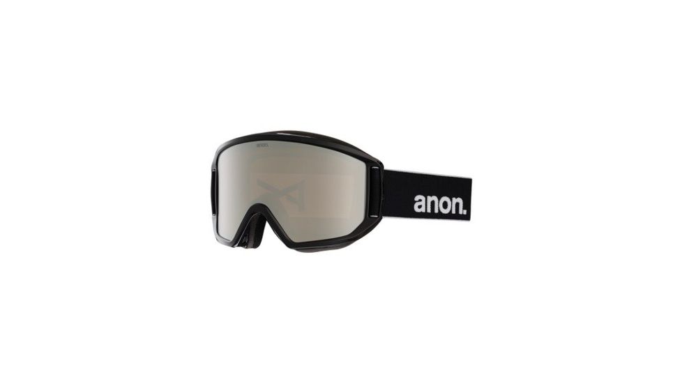 Anon Relapse Goggle and Spare Lens w/ Sonar Silver, Black, 18539101055