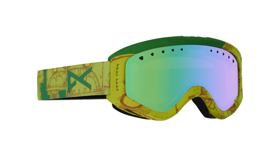 Anon Tracker Goggle-Bark-Green Amber