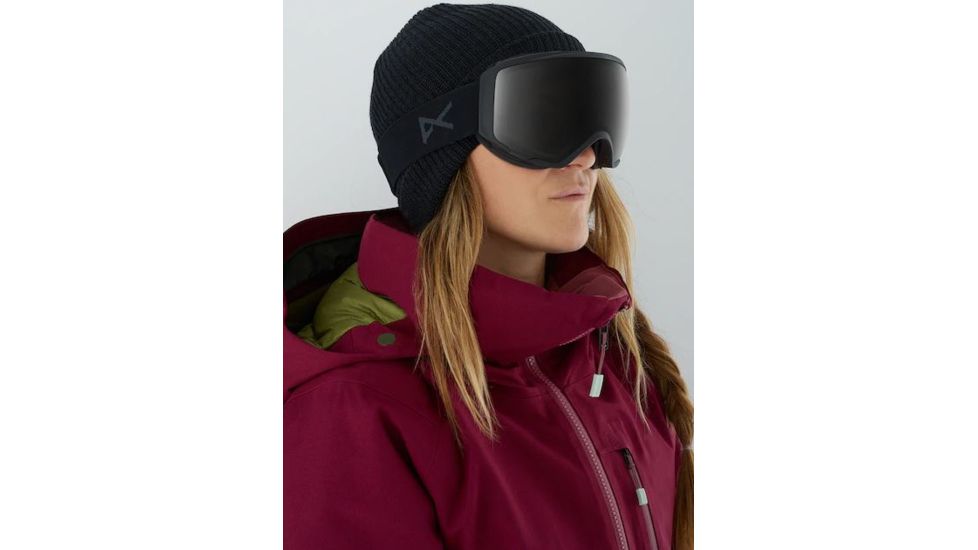 Anon WM1 Women's Goggle w/ Spare Lens, Sonar Smoke Lens, Smoke, 18561101032NA