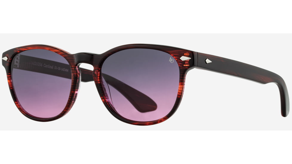 AO 1004 Sunglasses, Cardinal Frame, SunVogue Pink Gradient AOLite Nylon Lenses, Polarized, 51-18-145, 004351ST--PGN-P