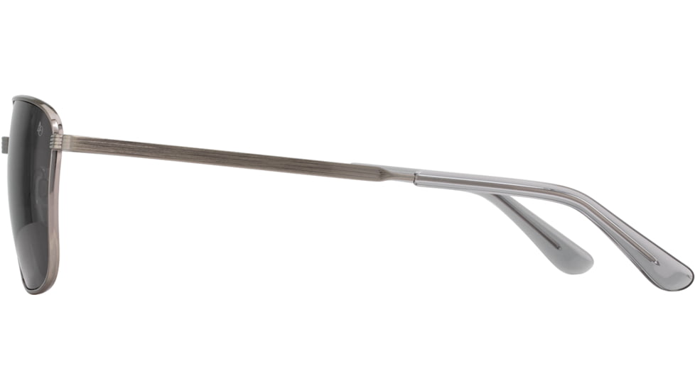 AO Airman Sunglasses - Mens, Pewter, True Color Gray AOLite Nylon Lenses, Pewter / True Color Gray Lens, 56-15-145, AIR256STSMGYN
