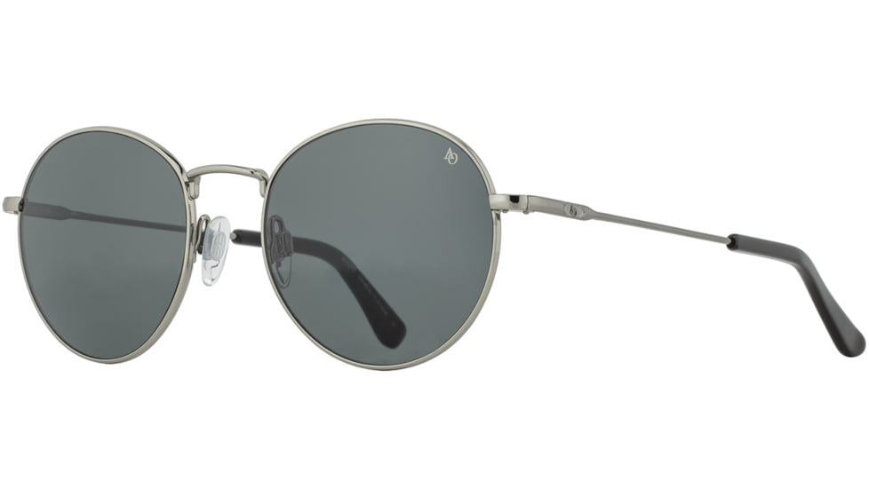 AO AO-1002 Sunglasses, Gunmetal, True Color Gray AOLite Nylon Lenses, 51-19-145 B47, 002351STBKGYN