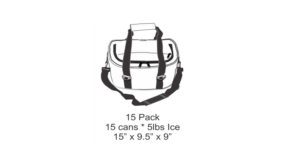 AO Coolers 15 Can SUP Vinyl Soft Cooler, Royal Blue, Small, AOSUP15SCRB