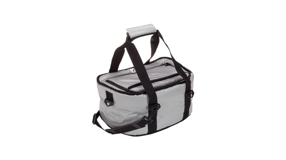 AO Coolers 15 Can SUP Vinyl Soft Cooler, Silver, Small, AOSUP15SCSL