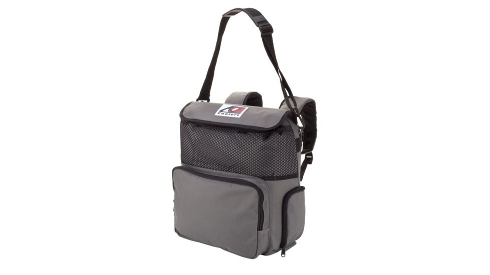 AO Coolers 18 Can Backpack Soft Cooler, Charcoal, Medium, AOBPCH