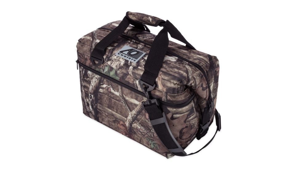 AO Coolers 24 Can Hunter Soft Cooler, w/Removable Shoulder Strap, Mossy Oak Break-up Country Camo, Medium, AOMO24