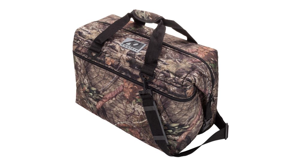 AO Coolers 36 Can Hunter Soft Cooler, w/Removable Shoulder Strap, Mossy Oak Break-up Country Camo, Large, AOMO36