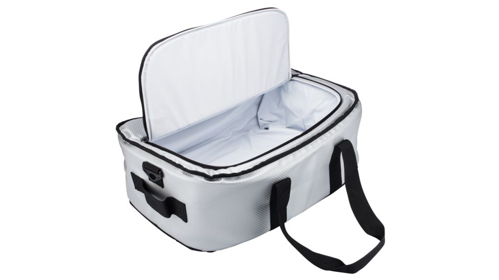 AO Coolers 38 Can Stow-N-Go Soft Cooler, Carbon Silver, Large, AOCRSNGSL