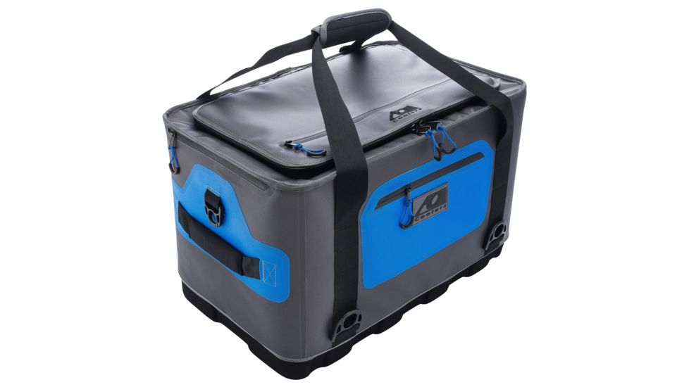 AO Coolers 64 Can Hybrid Cooler, Blue/Gray, Oversized, AOHY64