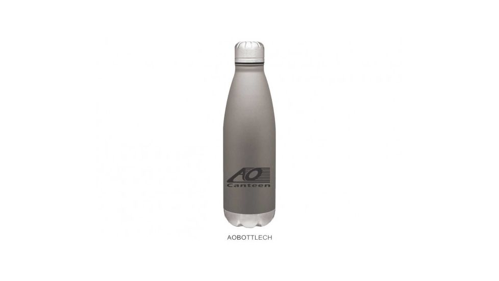 AO Coolers Insulated Water Bottle, 26 oz, Charcoal, Medium, AOBOTTLECH