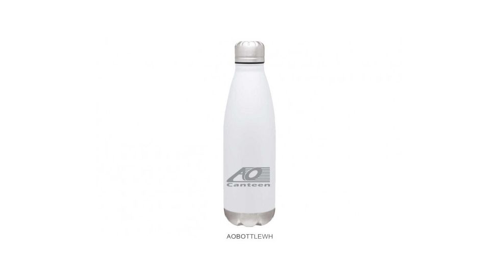 AO Coolers Insulated Water Bottle, 26 oz, White, Medium, AOBOTTLEWH