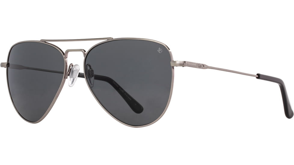 AO Fletcher Sunglasses, Pewter Frame, True Color Gray AOLite Nylon Lens - Polarized - 59-15-145, FLT159STBKGYN-P