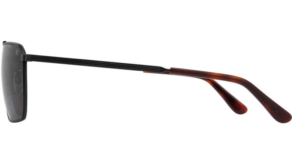 AO Geoffrey Sunglasses - Mens, Matte Black, True Color Gray AOLite Nylon Lenses, Matte Black / True Color Gray Lens, 58-18-145, GFY258STTOGYN