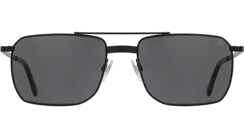 AO Geoffrey Sunglasses - Mens, Matte Black, True Color Gray AOLite Nylon Lenses, Matte Black / True Color Gray Lens, 58-18-145, GFY258STTOGYN